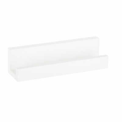Honey Can Do 12-inch Wall Ledge Shelf, White (SHF-04377)