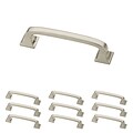 Franklin Brass Satin Nickel 3 Lombard Kitchen or Cabinet Hardware Drawer Handle Pull, 10 Pack (P29521K-SN-B)