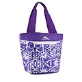 High Sierra Lunch Tote, Purple Shibori Geometric Print (74711-4981)