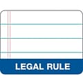 TOPS Legal Notepads, 8.5 x 11, Wide, White, 50 Sheets/Pad, 12 Pads/Pack (7523)