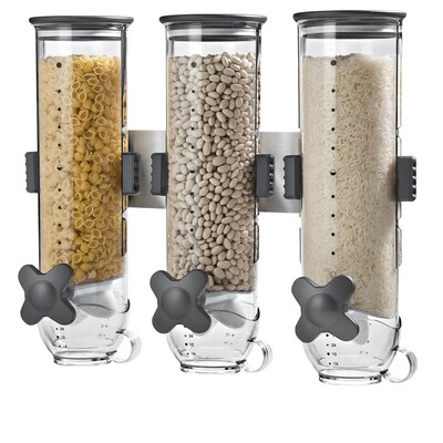Honey Can Do KCH-06139 SmartSpace™ Triple Canister WM Dispenser (KCH-06139)