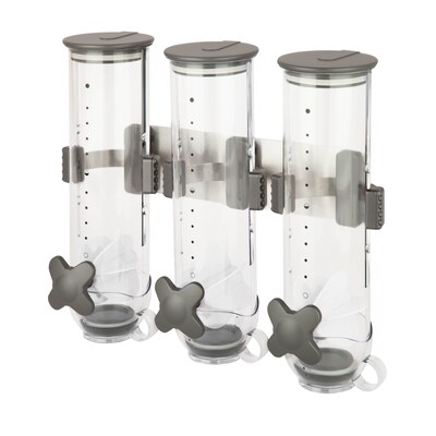 Honey Can Do KCH-06139 SmartSpace™ Triple Canister WM Dispenser (KCH-06139)