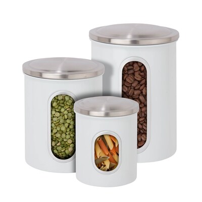 Honey Can Do KCH-06428 3 piece nested canister combo