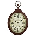 Aspire  Louis Oval Wall Clock, Red (ASPR537)