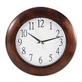 Universal Round Wood Clock, 12.75 in., Cherry (AZERTY16035)