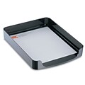 Officemate International  2200 Series Front-Loading Plastic Letter Desk Tray, Single Tier - Black (AZTY10570)