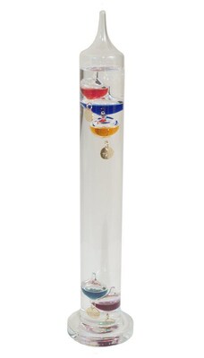 Benzara  Chic Glass Galileo Thermometer (BNZ14597)