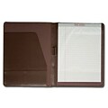 Dacasso  Leather Standard Padfolio - Chocolate Brown (DCSS503)