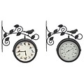 Mark Feldstein Decorative Outdoor Bird Clock-Thermometer (GC16560)