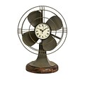 Home Decor Improvements  Thatcher Vintage Fan Clock (IMAX2596)