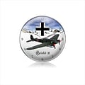 Past Time Signs  Heinkel Iii Aviation Clock (PSTMS445)