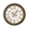 EcWorld Enterprises  Victorian Inspired Hampton Metal Wall Art Clock (RTL355435)