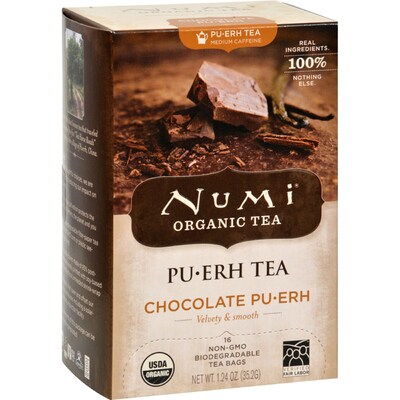 Numi® Chocolate Puerh Organic Tea; 16/Box
