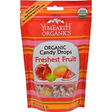 YumEarth Organic Candy Drops Assorted Flavor Hard Candy, 3.3 oz., (270-00031)