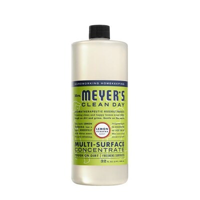 Mrs. Meyers Clean Day Multi-Surface Concentrate, Lemon Verbena, 32 fl oz. (78176-MP)