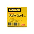 3M Permanent Double Sided Tape 1/2 In. X 36 Yd. Roll With 3 In. Core 665 [Pack Of 2] (2PK-70016013677)