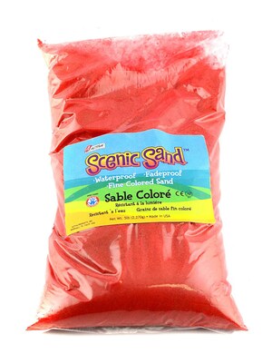 Activa Products Scenic Sand Bright Red 5 Lb. Bag [Pack Of 2] (2PK-14551)
