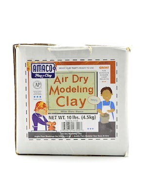 Amaco Air Dry Modeling Clay White 10lbs