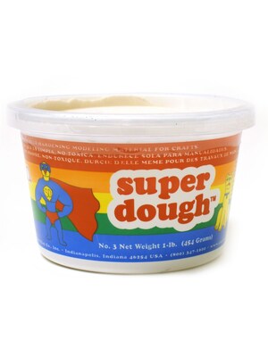 Amaco Super Dough Modeling Compound White 1 Lb. (49664C)