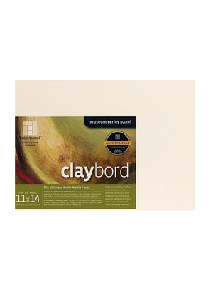 Ampersand Claybord Board, 11 X 14 (CBS11)