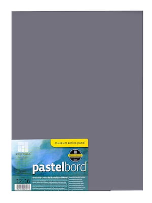 Ampersand Pastelbord 12 In. X 16 In. Gray Each [Pack Of 2] (2PK-PB12)