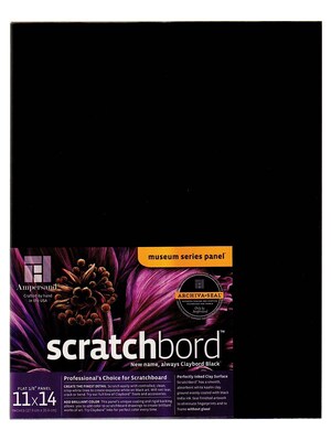 Ampersand Museum Series Scratchbord Board, 11 X 14 (CBB11)