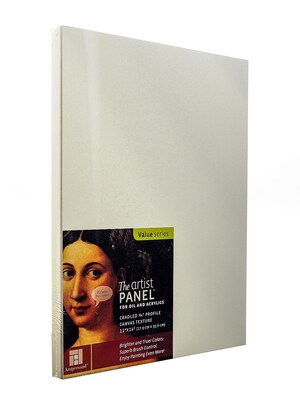Ampersand The Artist Panel Canvas Texture Cradled Profile 11 In. X 14 In. 3/4 In. (APC.75 1114)