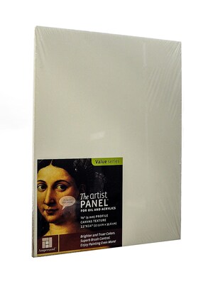 Ampersand The Artist Panel Canvas Texture Flat Profile 11 In. X 14 In. 3/8 In. (AP9M1114)
