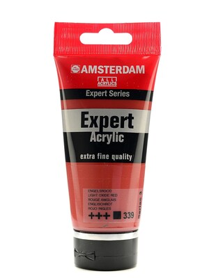 Amsterdam Expert Acrylic Tubes Light Oxide Red 75 Ml [Pack Of 2] (2PK-100515342)