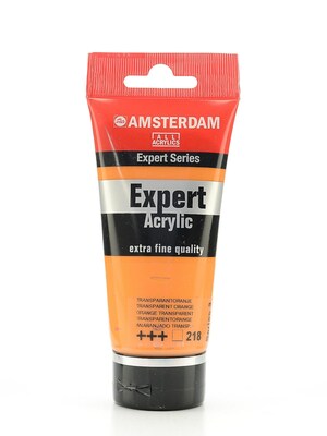 Amsterdam Expert Acrylic Tubes Transparent Orange 75 Ml (100515318)