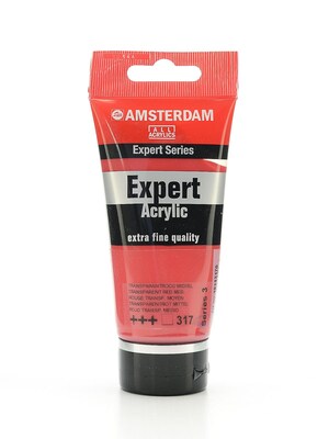 Amsterdam Expert Acrylic Tubes Transparent Red Medium 75 Ml (100515338)