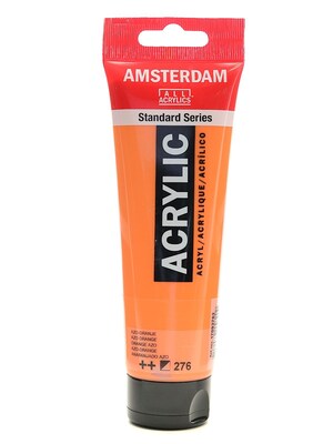 Amsterdam Standard Series Acrylic Paint Azo Orange 120 Ml [Pack Of 3] (3PK-100515150)