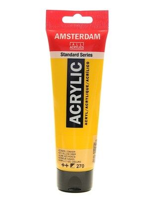 Amsterdam Standard Series Acrylic Paint Azo Yellow Deep 120 Ml [Pack Of 3] (3PK-100515146)
