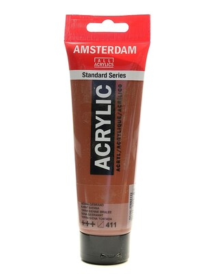 Amsterdam Standard Series Acrylic Paint Burnt Sienna 120 Ml [Pack Of 3] (3PK-100515171)