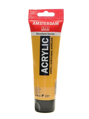 Amsterdam Standard Series Acrylic Paint Gold Ochre 120 Ml [Pack Of 3] (3PK-100515137)