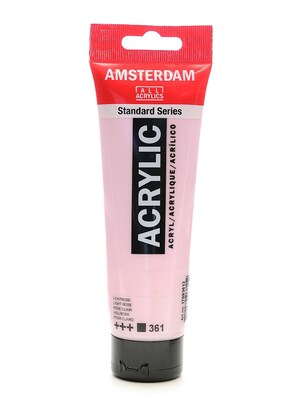 Amsterdam Standard Series Acrylic Paint Light Rose 120 Ml [Pack Of 3] (3PK-100515161)