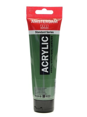 Amsterdam Standard Series Acrylic Paint Olive Green Deep 120 Ml [Pack Of 3] (3PK-100515194)