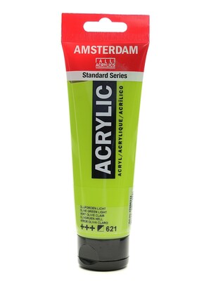 Amsterdam Standard Series Acrylic Paint Olive Green Light 120 Ml [Pack Of 3] (3PK-100515193)