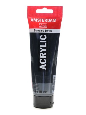 Amsterdam Standard Series Acrylic Paint Oxide Black 120 Ml [Pack Of 3] (3PK-100515201)