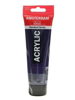Amsterdam Standard Series Acrylic Paint Permanent Blue Violet 120 Ml [Pack Of 3] (3PK-100515183)