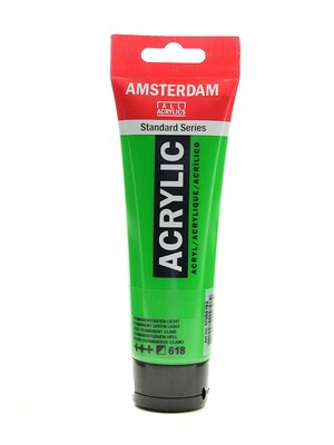 Amsterdam Standard Series Acrylic Paint Permanent Green Light 120 Ml [Pack Of 3] (3PK-100515191)
