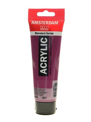 Amsterdam Standard Series Acrylic Paint Permanent Red Violet 120 Ml [Pack Of 3] (3PK-100515182)