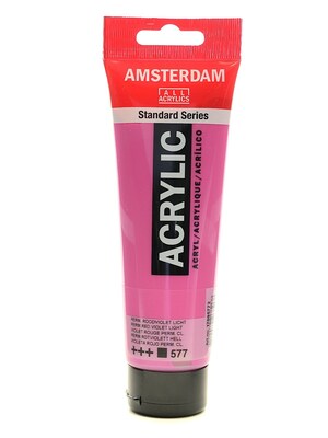 Amsterdam Standard Series Acrylic Paint Permanent Red Violet Light 120 Ml [Pack Of 3] (3PK-100515186)