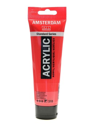 Amsterdam Standard Series Acrylic Paint Pyrrole Red 120 Ml [Pack Of 3] (3PK-100515155)