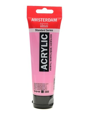 Amsterdam Standard Series Acrylic Paint Quinacridone Rose Light 120 Ml [Pack Of 3] (3PK-100515165)