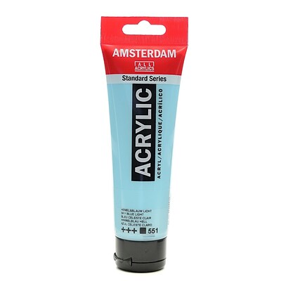Amsterdam Standard Series Acrylic Paint Sky Blue Light 120 Ml [Pack Of 3] (3PK-100515177)