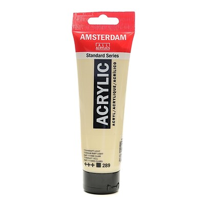 Amsterdam Standard Series Acrylic Paint Titanium Buff Light 120 Ml [Pack Of 3] (3PK-100515151)