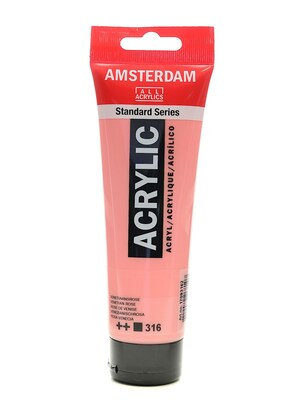 Amsterdam Standard Series Acrylic Paint Venetian Rose 120 Ml [Pack Of 3] (3PK-100515156)