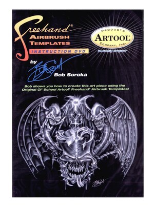 Artool Freehand Airbrush Templates Instructional Dvd By Bob Soroka Dvd 45 Minutes (FHV 2 DVD)