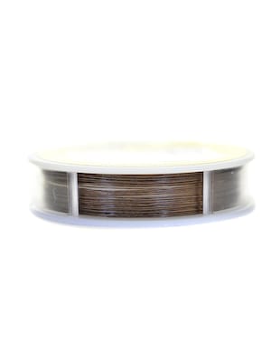 Beadalon 19 Strand Bead Stringing Wire Bronze .015 In. (0.38 Mm) 30 Ft. Spool (JW14Z-0)